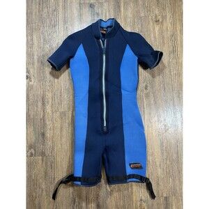 Bare Black & Blue Wetsuit Power Stretch Sz 10 EUC